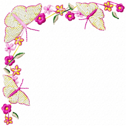Butterfly Embroidery Design 2